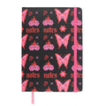 FLAMING BUTTERFLY NOTEBOOK