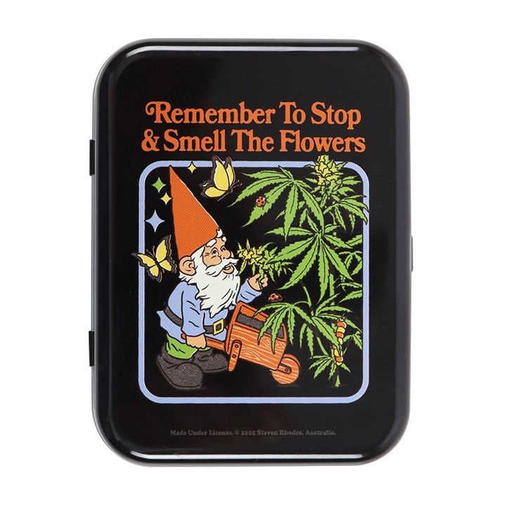 SMELL THE FLOWERS STASH TIN