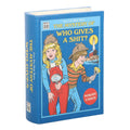 WHO GIVES A SHIT BOOK SHAPED STORAGE BOX