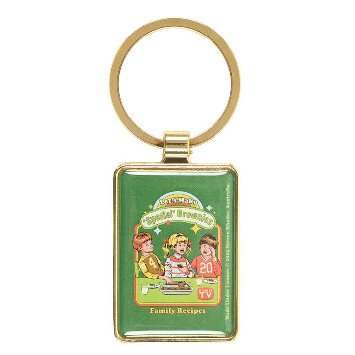 LET'S MAKE 'SPECIAL' BROWNIES KEYRING