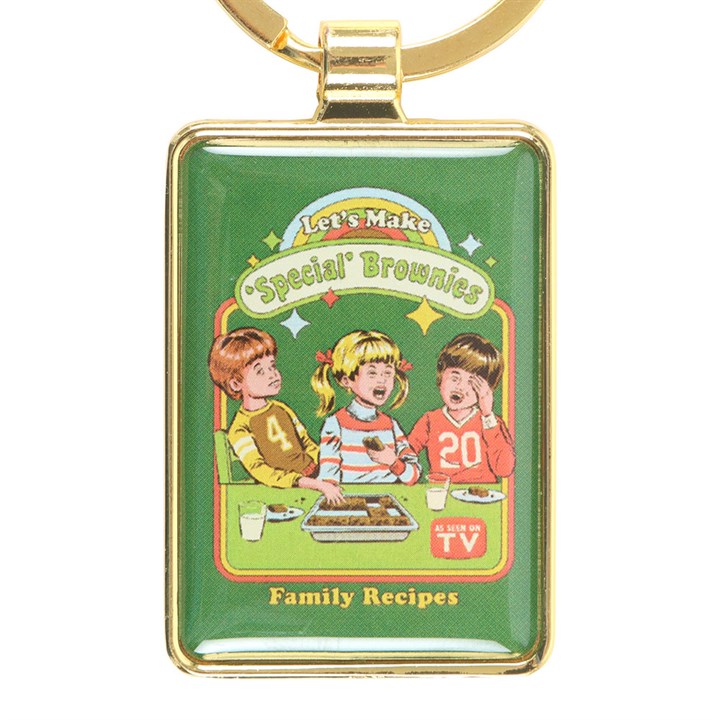 LET'S MAKE 'SPECIAL' BROWNIES KEYRING