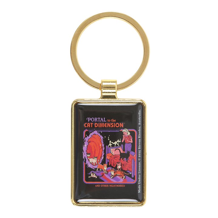 CAT DIMENSION KEYRING