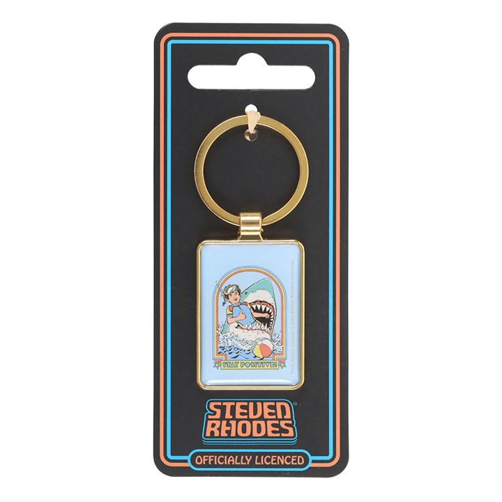 STAY POSITIVE KEYRING