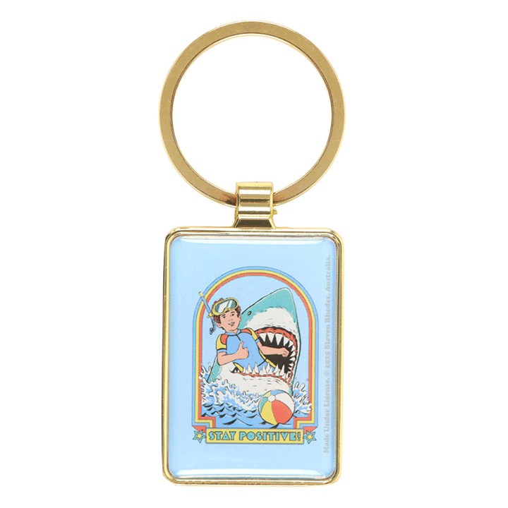 STAY POSITIVE KEYRING