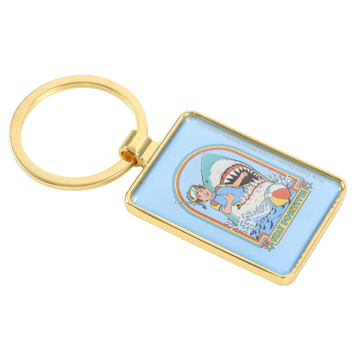 STAY POSITIVE KEYRING