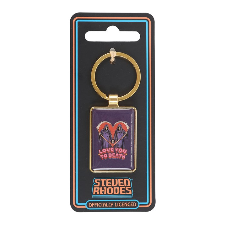 LOVE YOU TO DEATH KEYRING