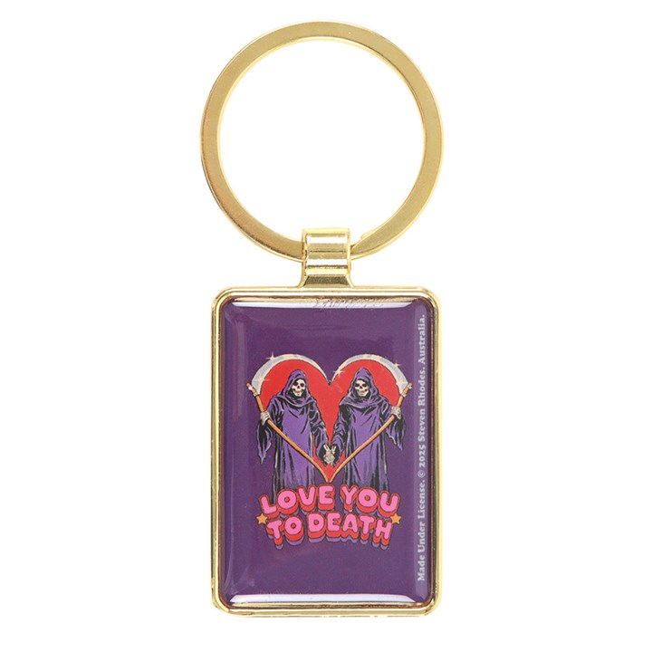 LOVE YOU TO DEATH KEYRING