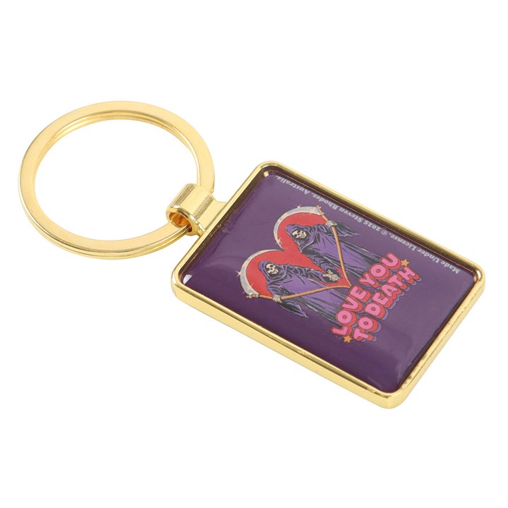LOVE YOU TO DEATH KEYRING
