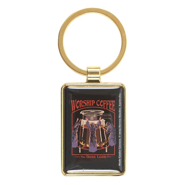 WORSHIP COFFEE KEYRING