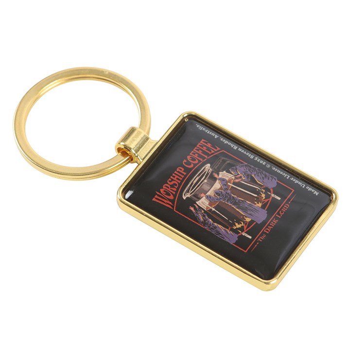 WORSHIP COFFEE KEYRING