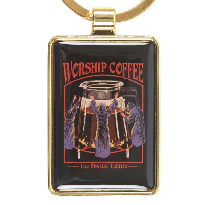 WORSHIP COFFEE KEYRING