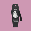 RIP READING IN PROGRESS COFFIN BOOKMARK