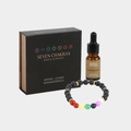 SEVEN CHAKRA BRACELET + ESSENTIAL OIL GIFT SET