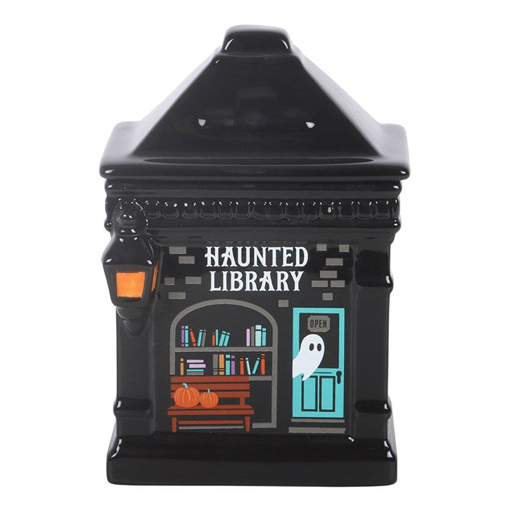HAUNTED LIBRARY OIL BURNER