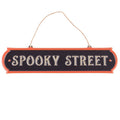 SPOOKY STREET HANGING SIGN