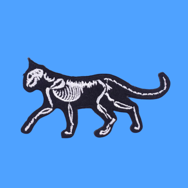 SKELETON CAT PATCH