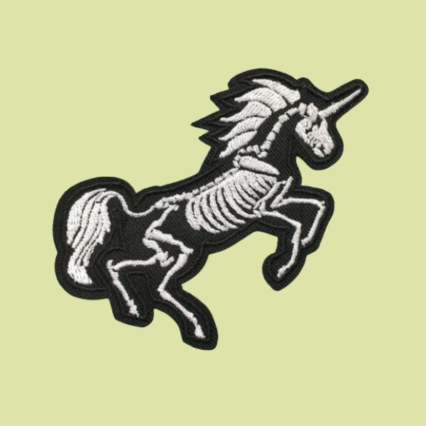 SKELETON UNICORN PATCH