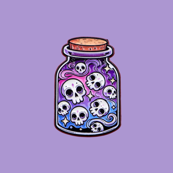 SKULLS POTION PIN