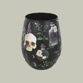 SKULL + SNAKE STEMLESS GLASS