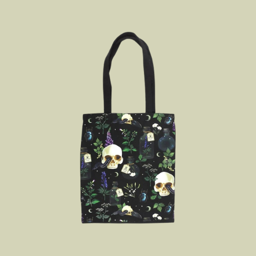 SKULL + SNAKE TOTE BAG