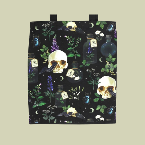 SKULL + SNAKE TOTE BAG