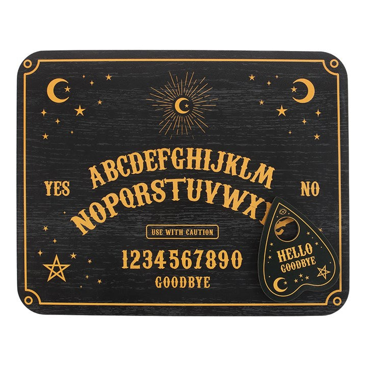 BLACK TALKING BOARD + PLANCHETTE