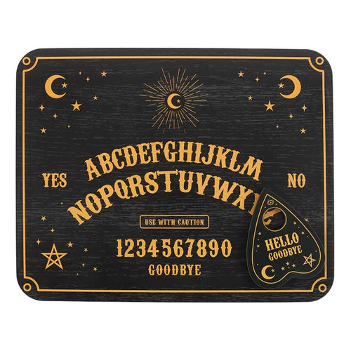 BLACK TALKING BOARD + PLANCHETTE