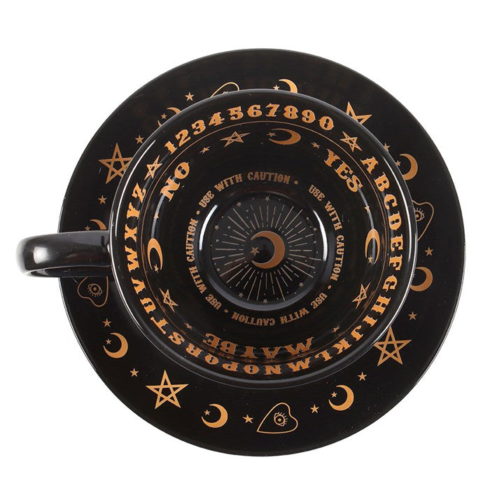 TALKING BOARD TEACUP + SAUCER