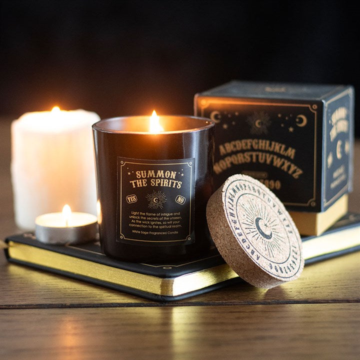SPIRIT BOARD WHITE SAGE CANDLE