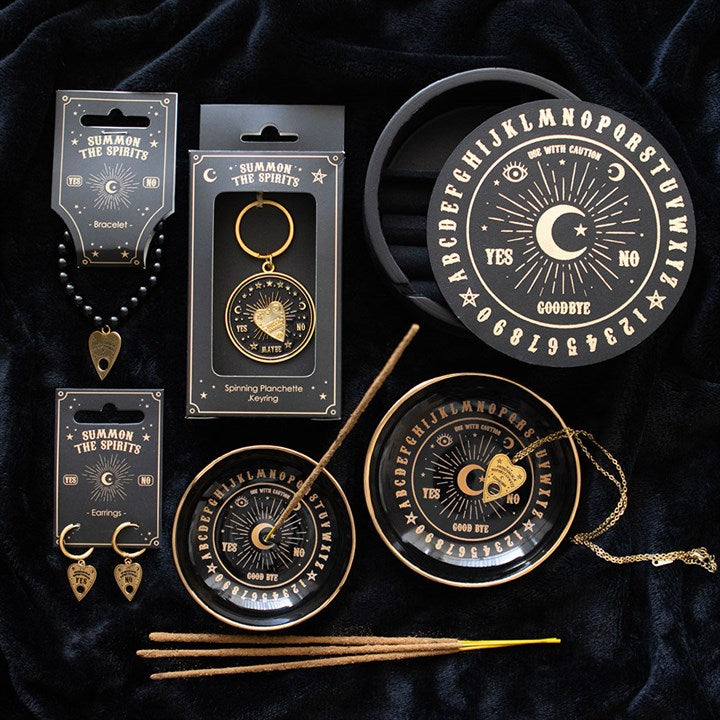 TALKING BOARD PLANCHETTE EARRINGS