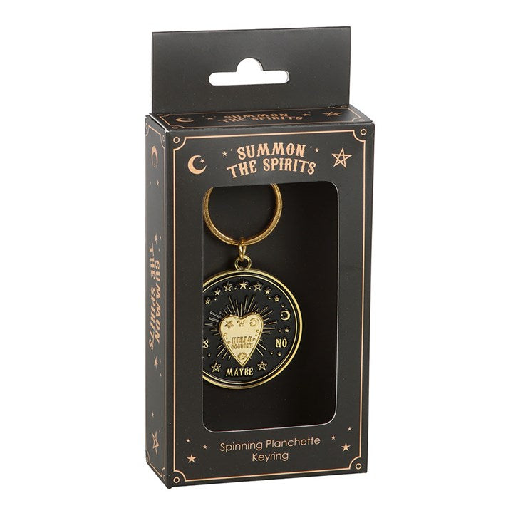 SPINNING PLANCHETTE KEYRING