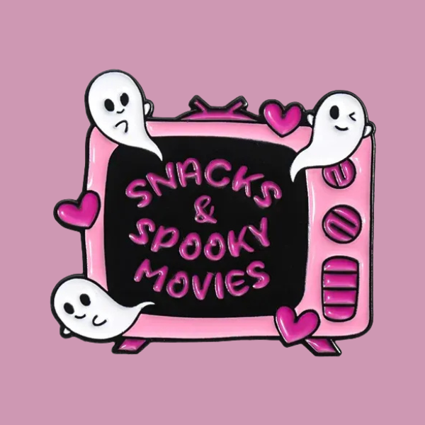 SNACKS + SPOOKY MOVIES PIN