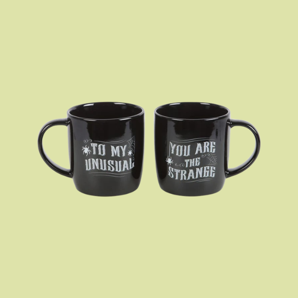 STRANGE AND UNUSUAL COUPLES MUG GIFT SET