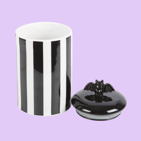 STRIPED BAT STORAGE JAR