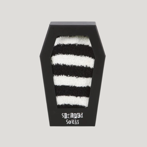 STRIPED SOCKS COFFIN GIFT BOX