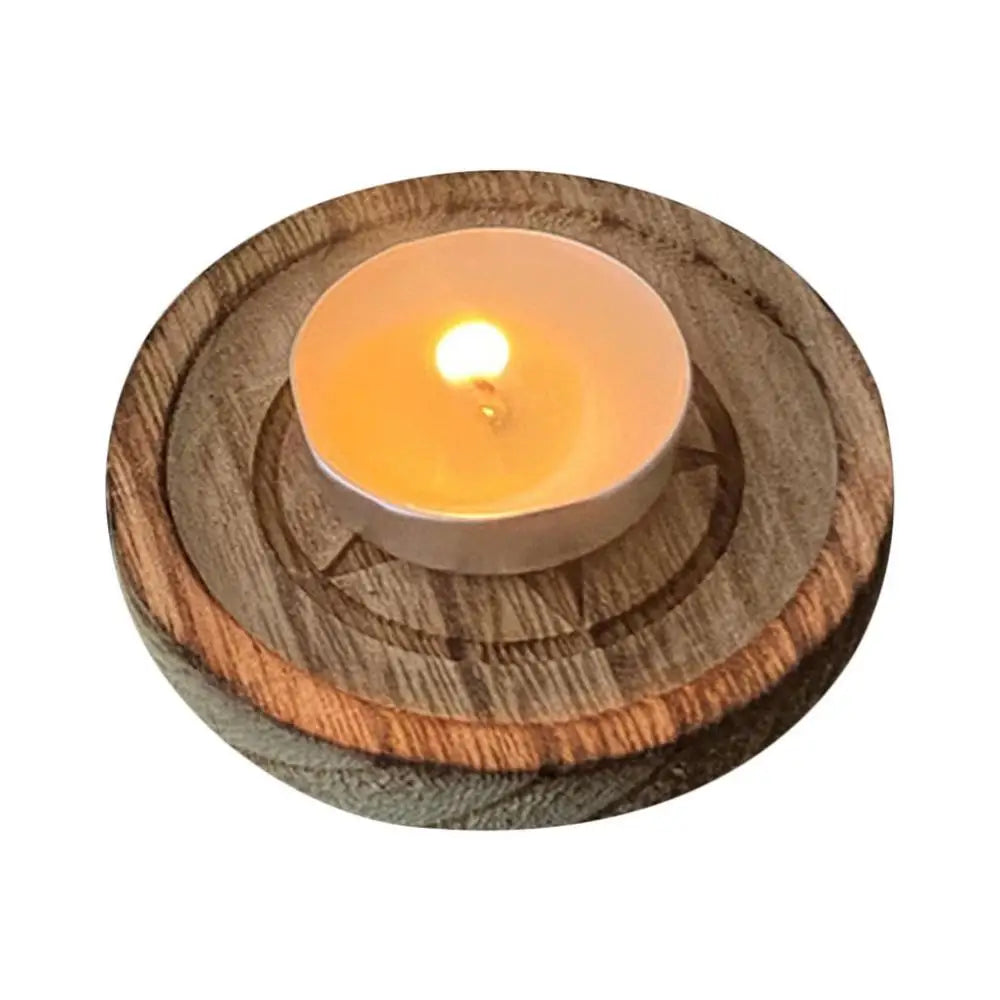 WOODEN PENTAGRAM ALTAR TRAY