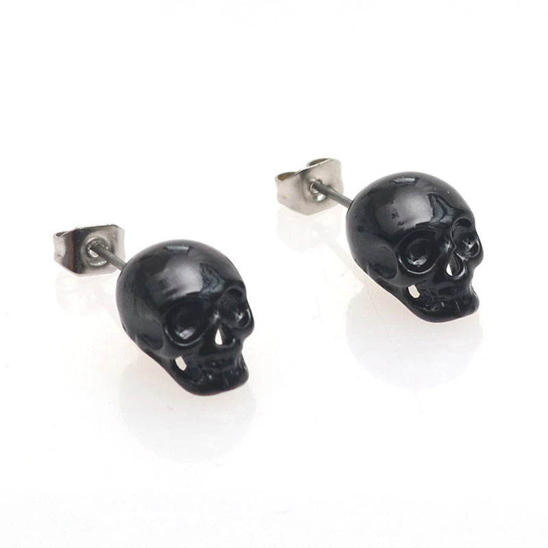 SKULL STUD EARRINGS