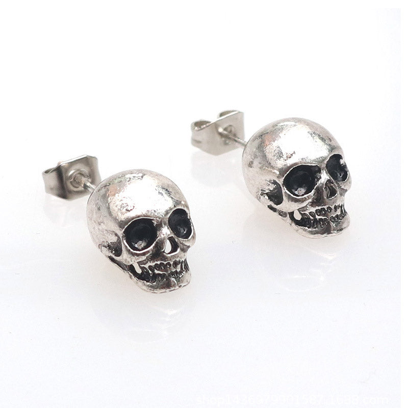 SKULL STUD EARRINGS