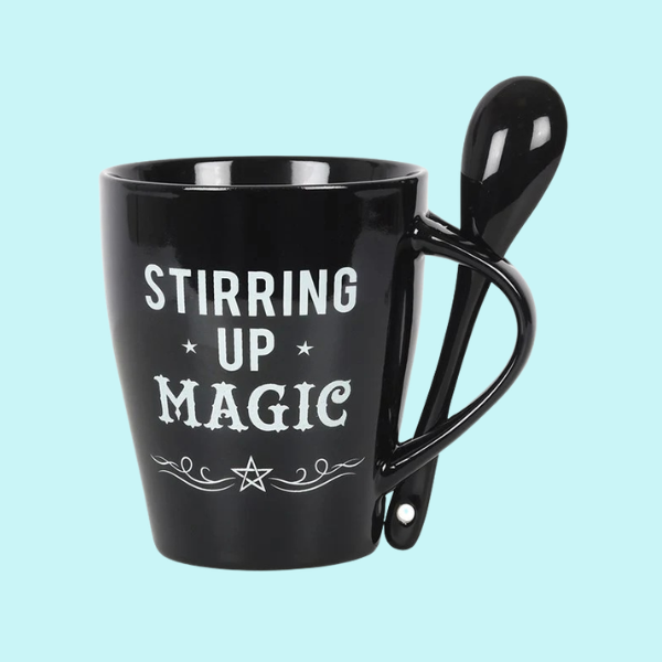 STIRRING UP MAGIC MUG + SPOON SET