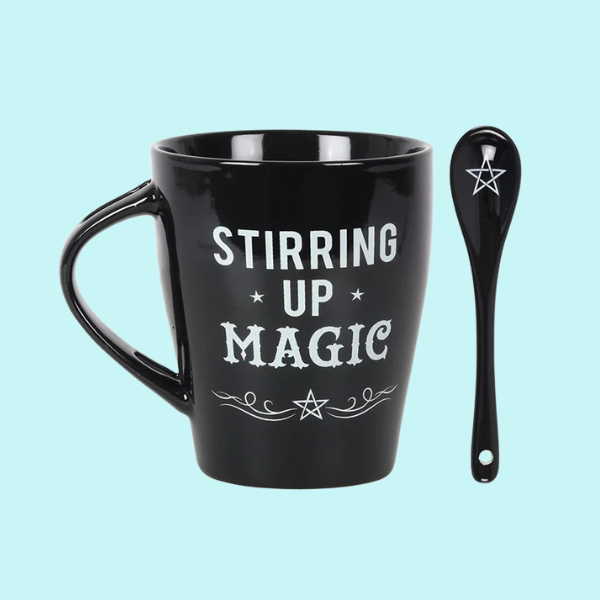 STIRRING UP MAGIC MUG + SPOON SET