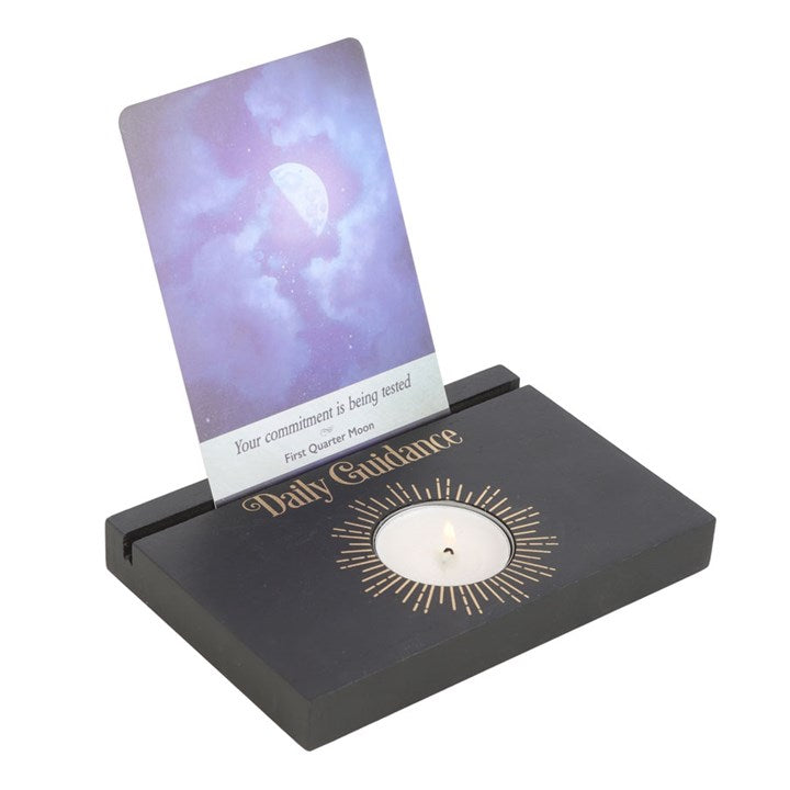 BLACK DAILY GUIDANCE TAROT CARD STAND