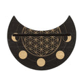 BLACK FLOWER OF LIFE TAROT CARD STAND