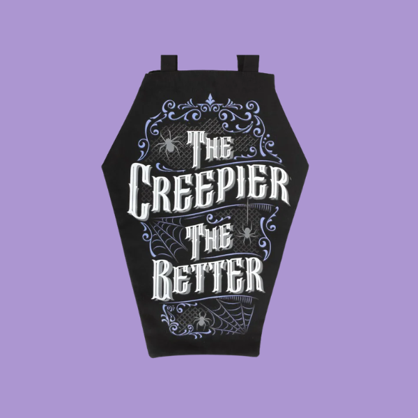 THE CREEPIER THE BETTER COFFIN TOTE BAG