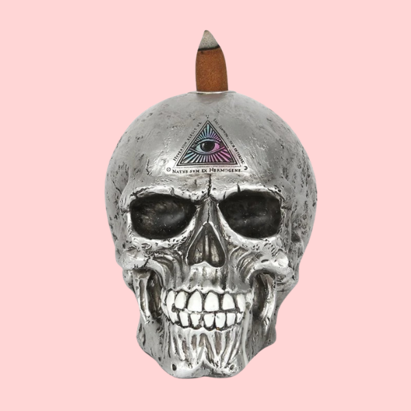 THE VOID SKULL BACKFLOW INCENSE BURNER