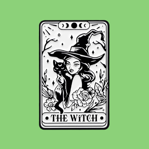THE WITCH TAROT CARD PIN