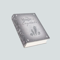 THE MAGIC OF CRYSTALS BOOK SHAPED STORAGE BOOK