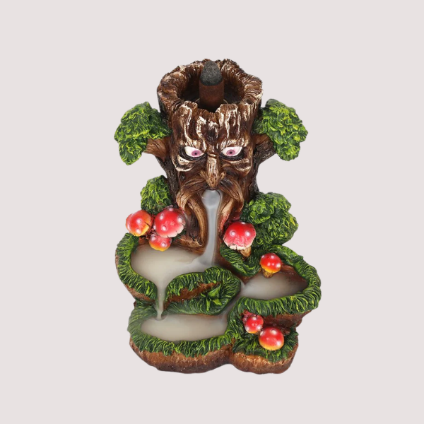 TREE MAN BACKFLOW INCENSE BURNER