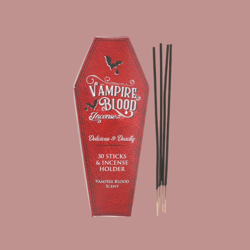 VAMPIRE BLOOD INCENSE STICKS + HOLDER SET