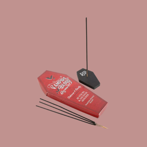 VAMPIRE BLOOD INCENSE STICKS + HOLDER SET