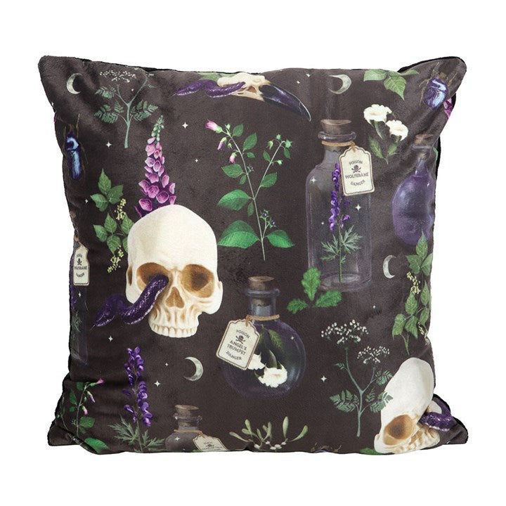 SKULL + SNAKE CUSHION